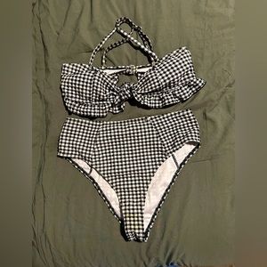 Forever 21 Gingham size small swimsuit